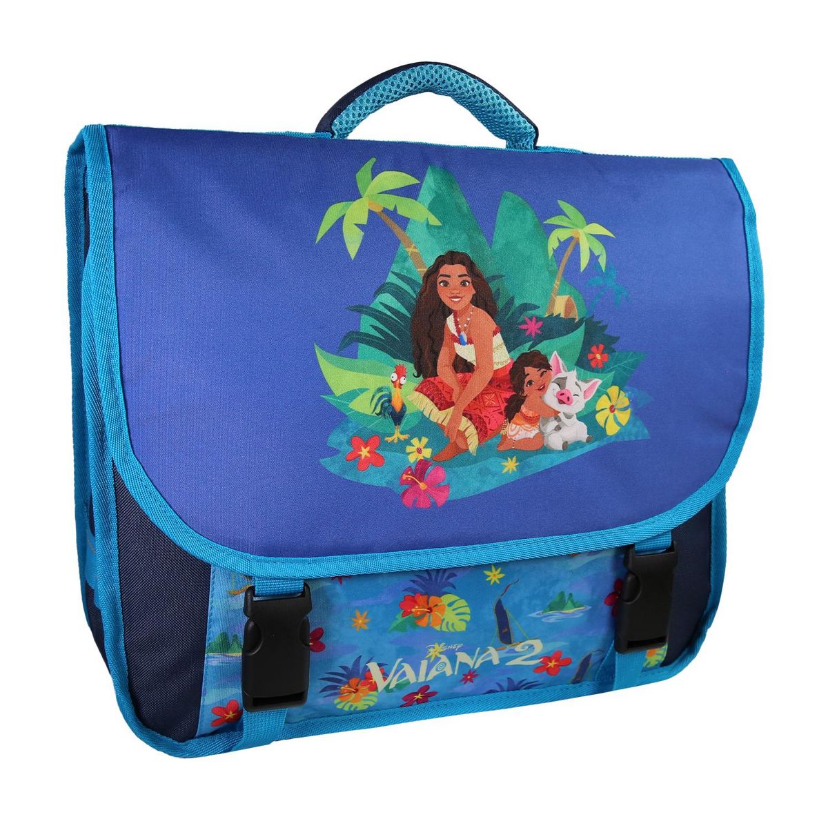 Bagtrotter Cartable Vaiana 38 cm bleu 2 compartiments école primaire – bagtrotter