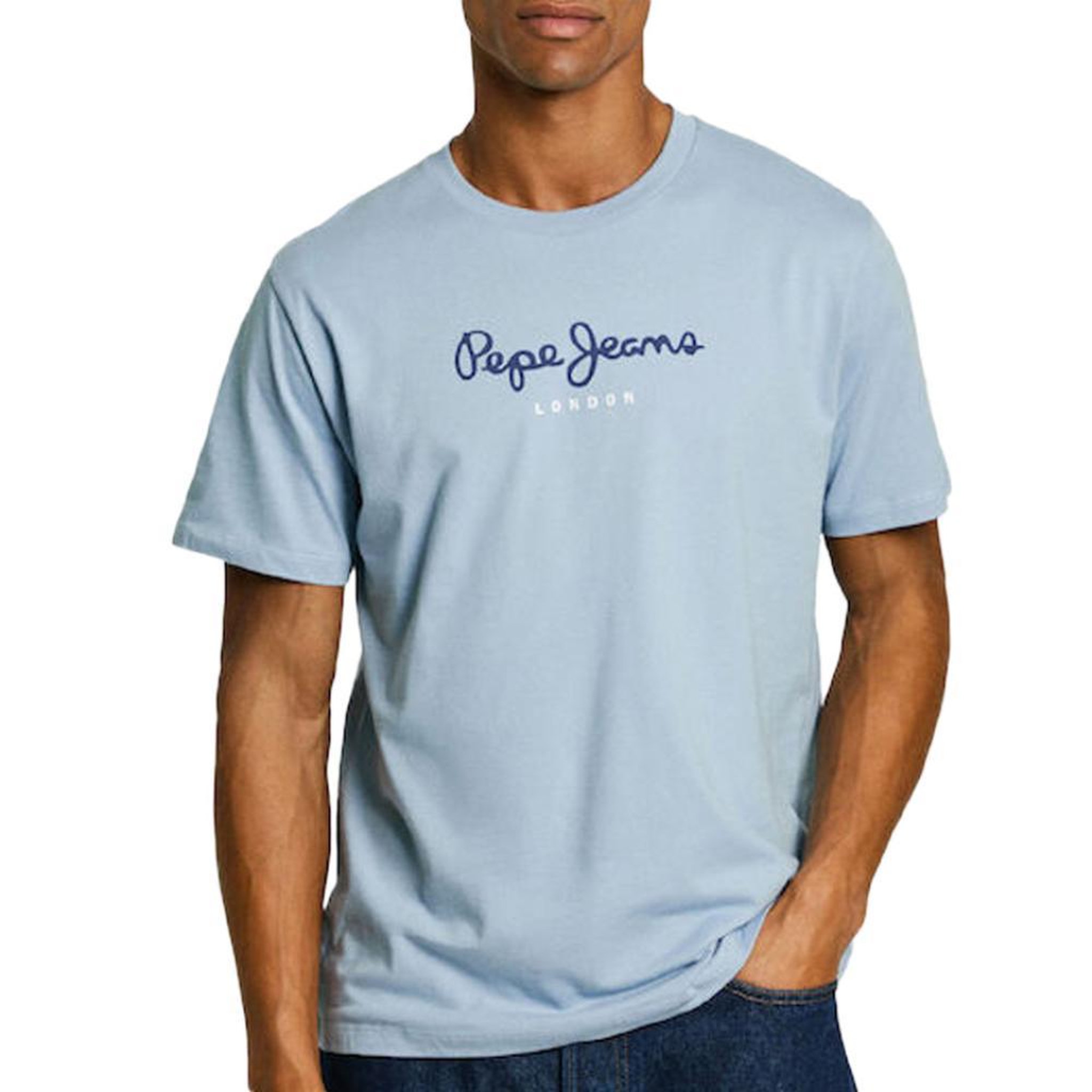 Pepe Jeans T shirt  Homme Pepe jeans 508208. Coloris disponibles : Bleu