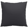 Voir la diapositive 3 : VIDAXL Coussins de canape lot de 4 noir 40x40 cm tissu