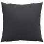 Voir la diapositive 3 : VIDAXL Coussins de canape lot de 4 noir 40x40 cm tissu