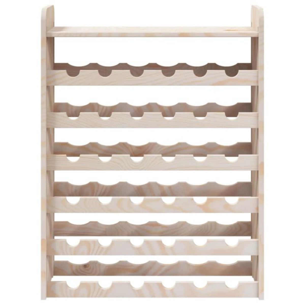 VIDAXL Casier à vin et panneau supérieur 67,5x25x87 cm bois pin massif