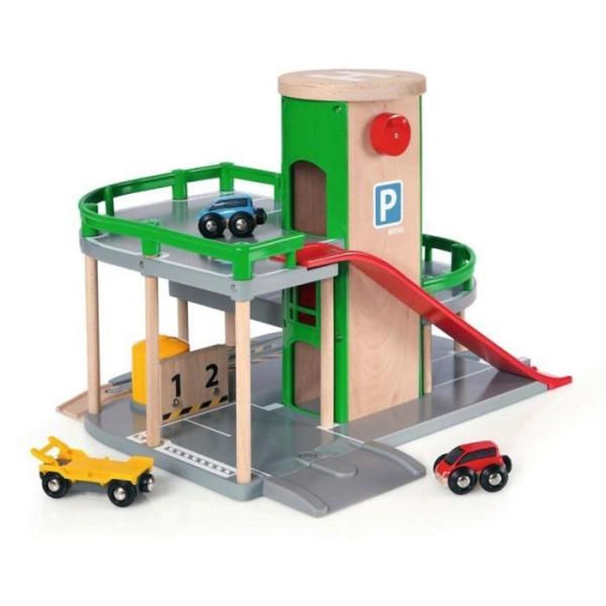 Voir la diapositive 5 : Brio Garage rail / route brio world - ravensburger - 3 niveaux - mixte des 3 ans