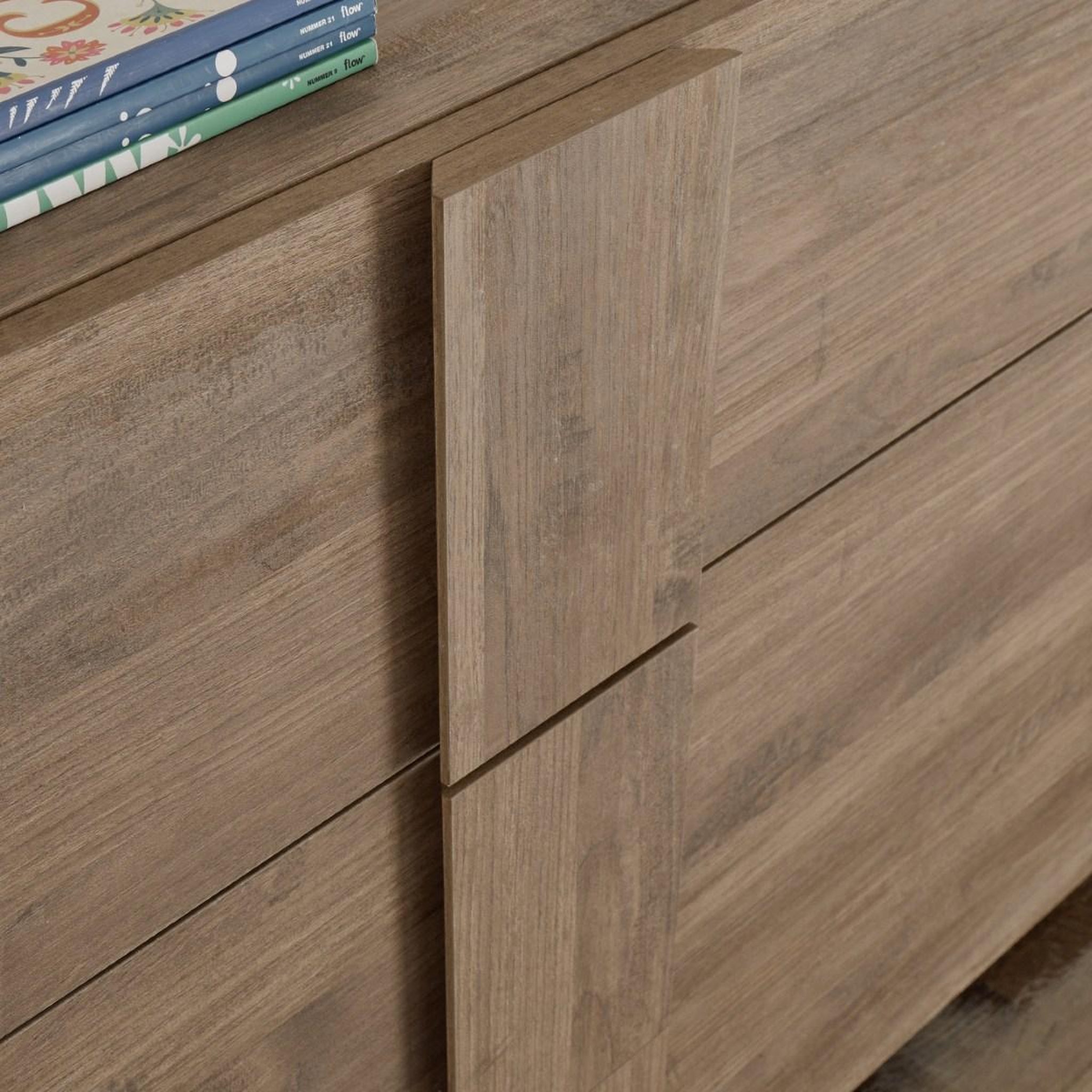 Voir la diapositive 3 : JLC KREATION Enfilade contemporaine coloris bois 4 portes 240cm terra