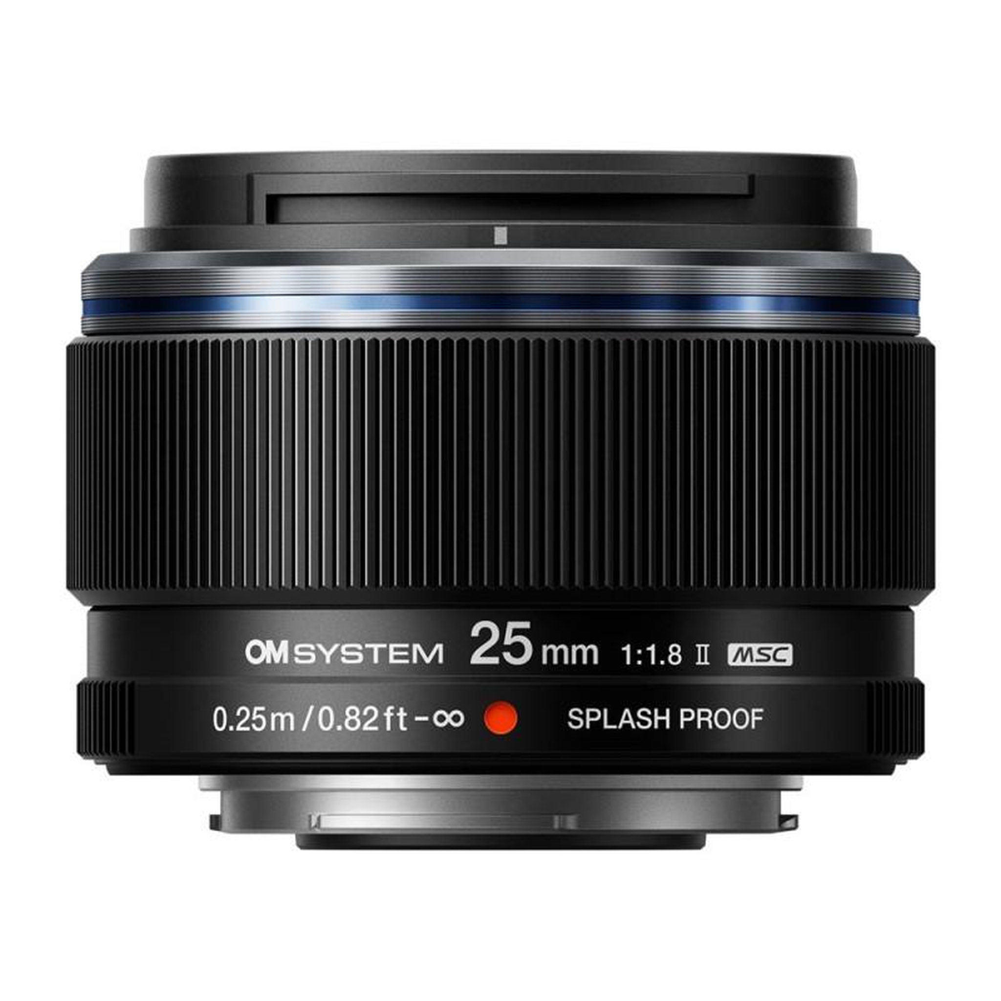 OM SYSTEM Objectif à Focale fixe Om System M.Zuiko Digital 25 mm f 1.8 II Noir pour Monture Micro 4 3