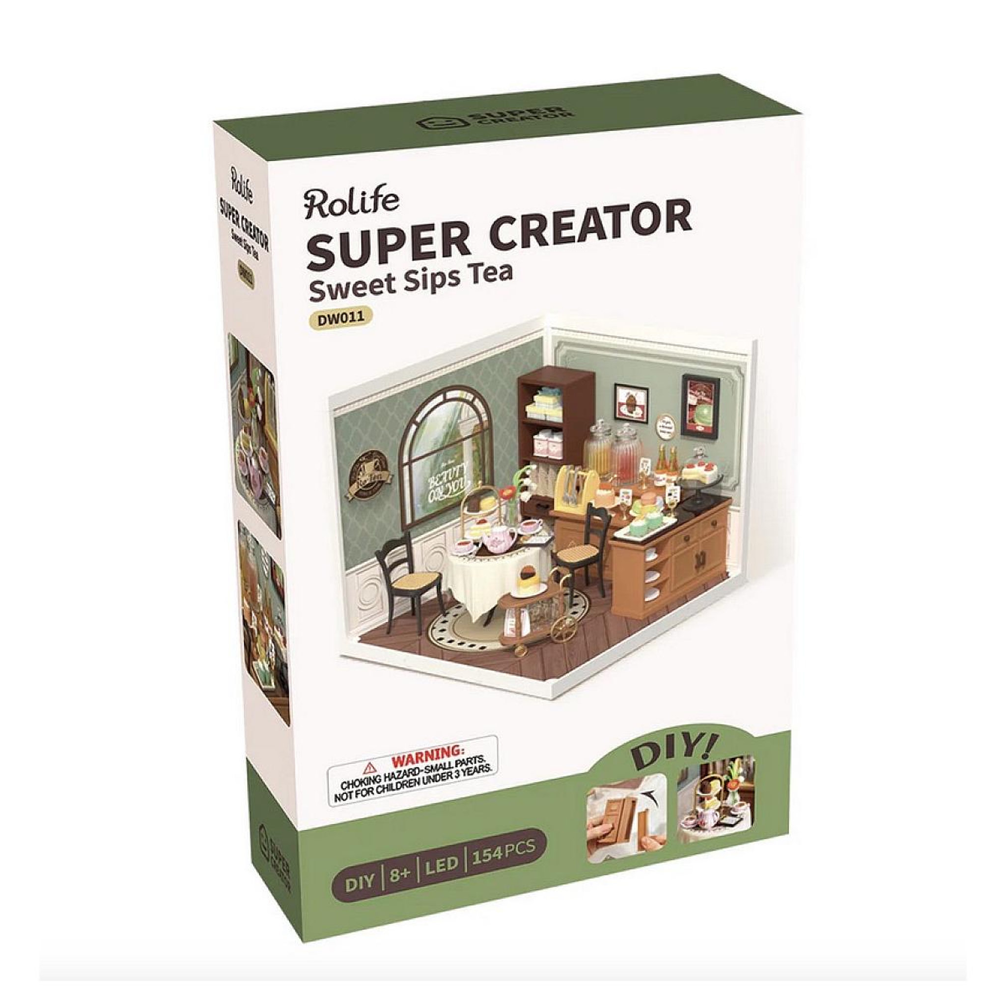 Voir la diapositive 4 : ROBOTIME Maquette Super creator DIY Sweet Sips Tea