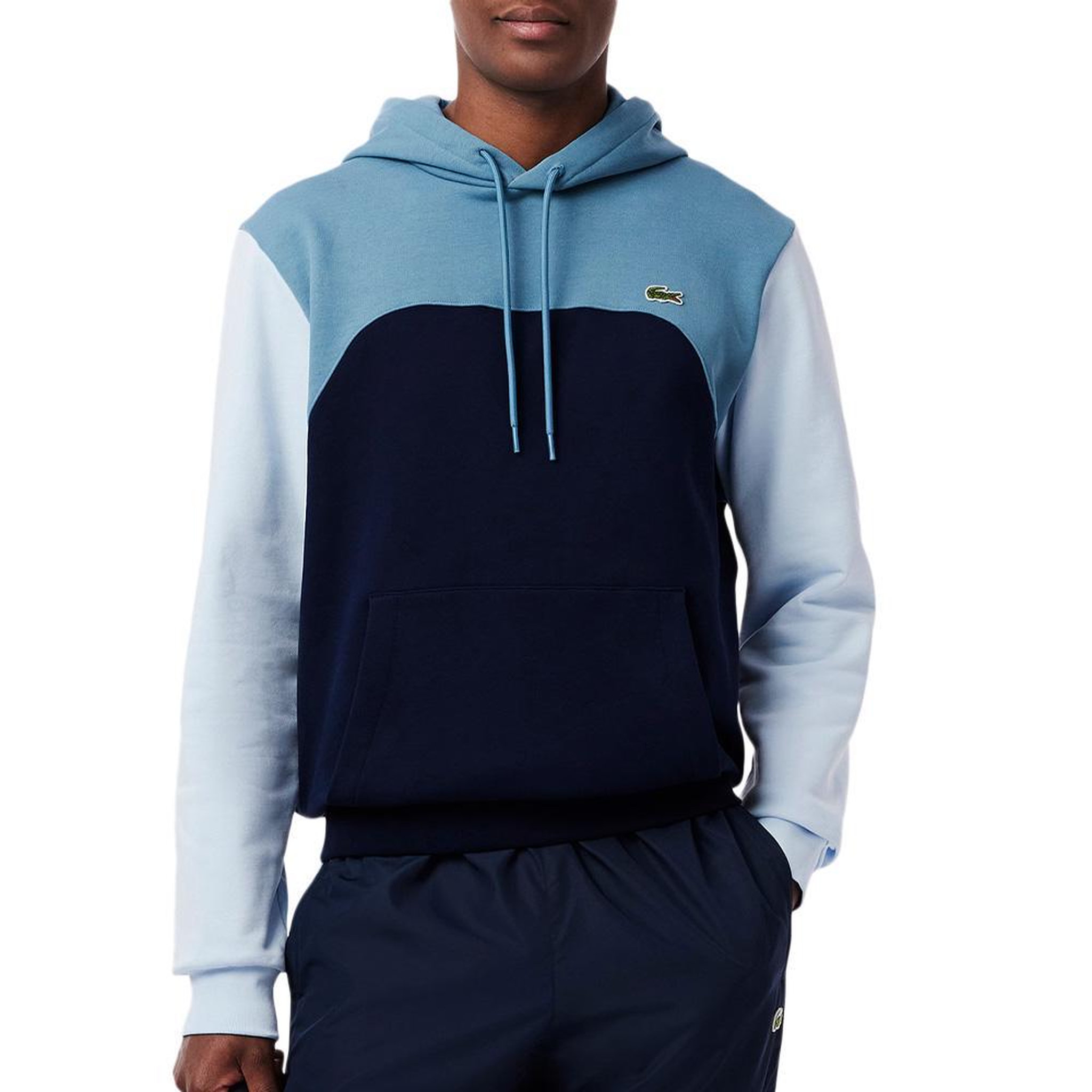Lacoste Sweat Bleu Homme Lacoste Classic Block. Coloris disponibles : Bleu
