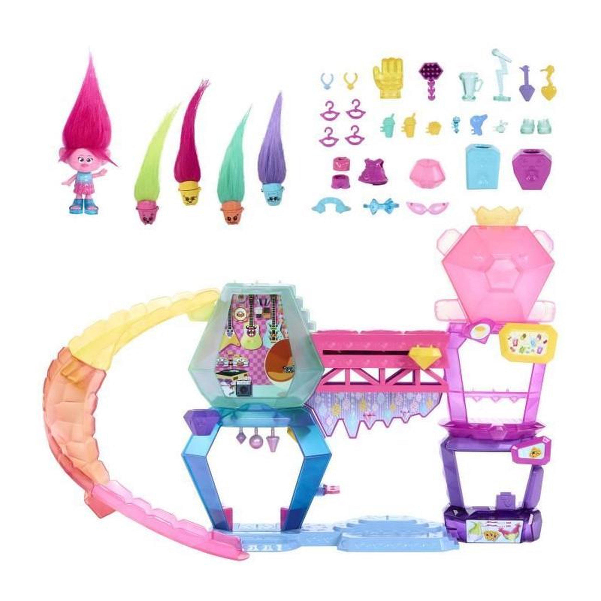 Voir la diapositive 2 : MATTEL COFFRET CLUB DE CRISTAL - MATTEL - HNF24 - POUPEE MANNEQUIN TROLLS