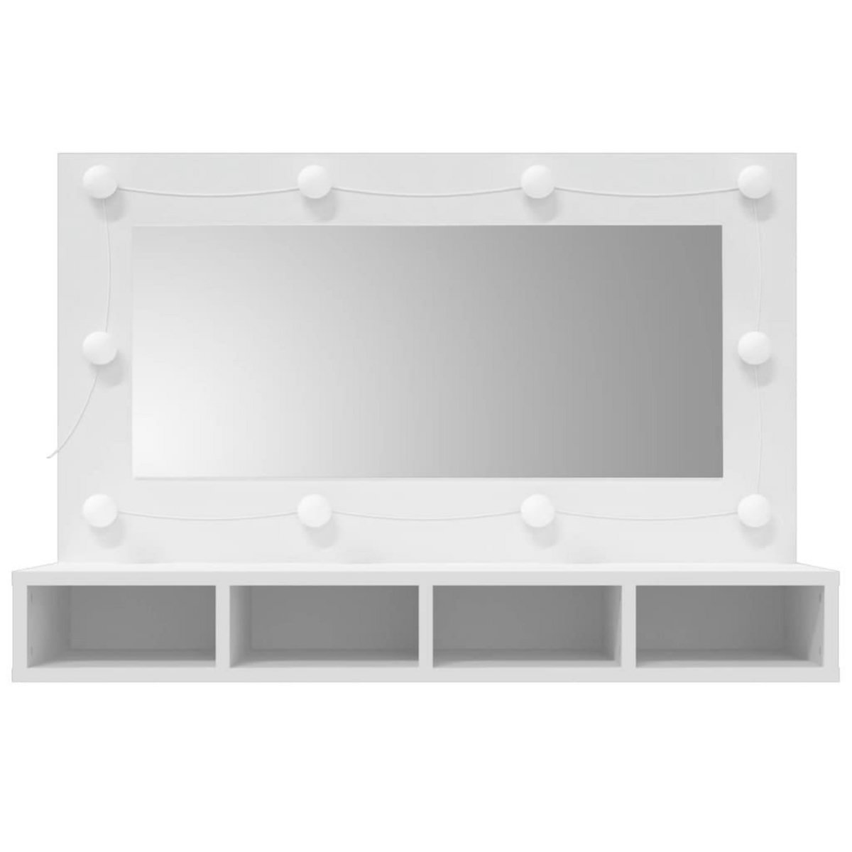VIDAXL Armoire a miroir avec LED blanc 90x31,5x62 cm