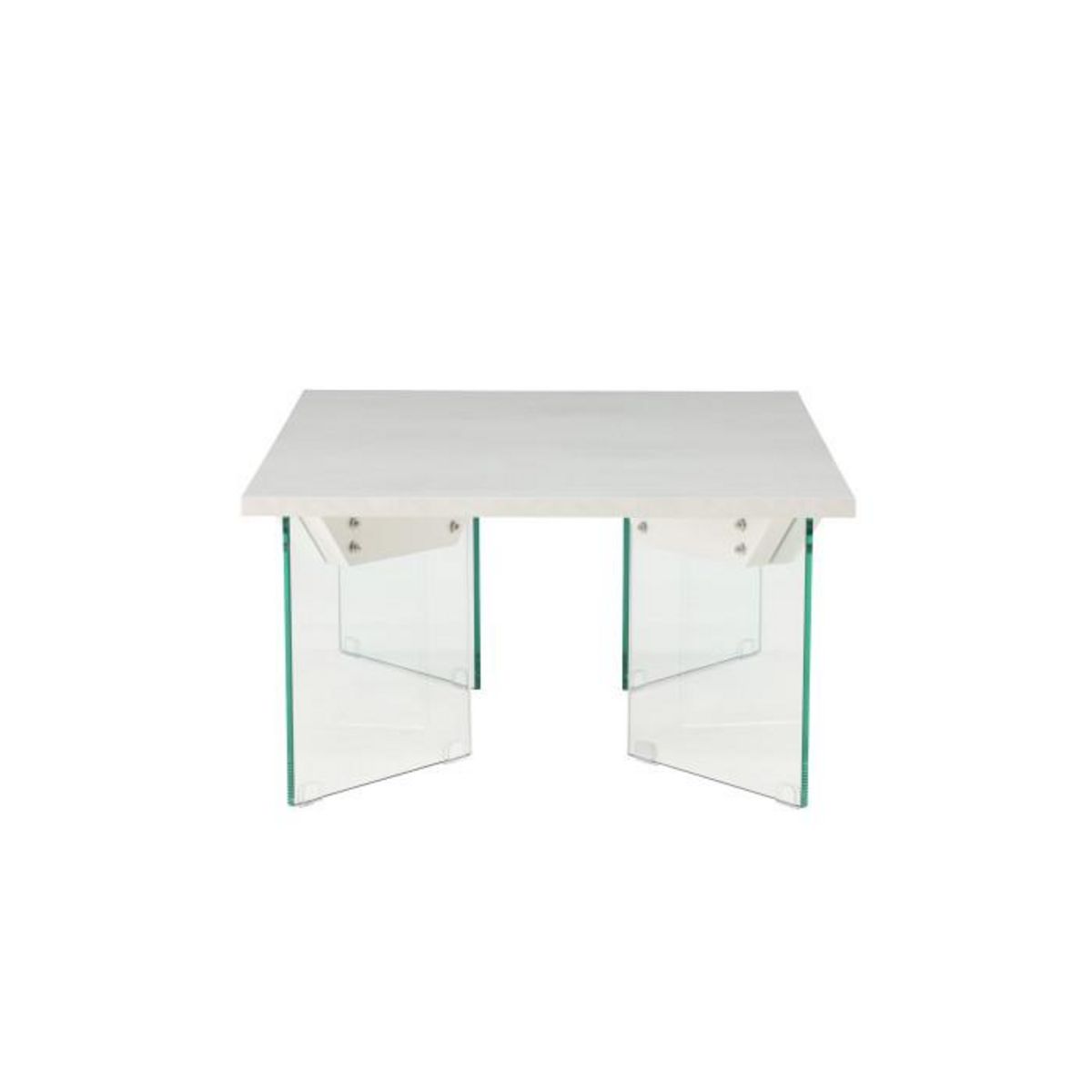 Paris Prix Table Basse en Verre  Ester  120cm Blanc