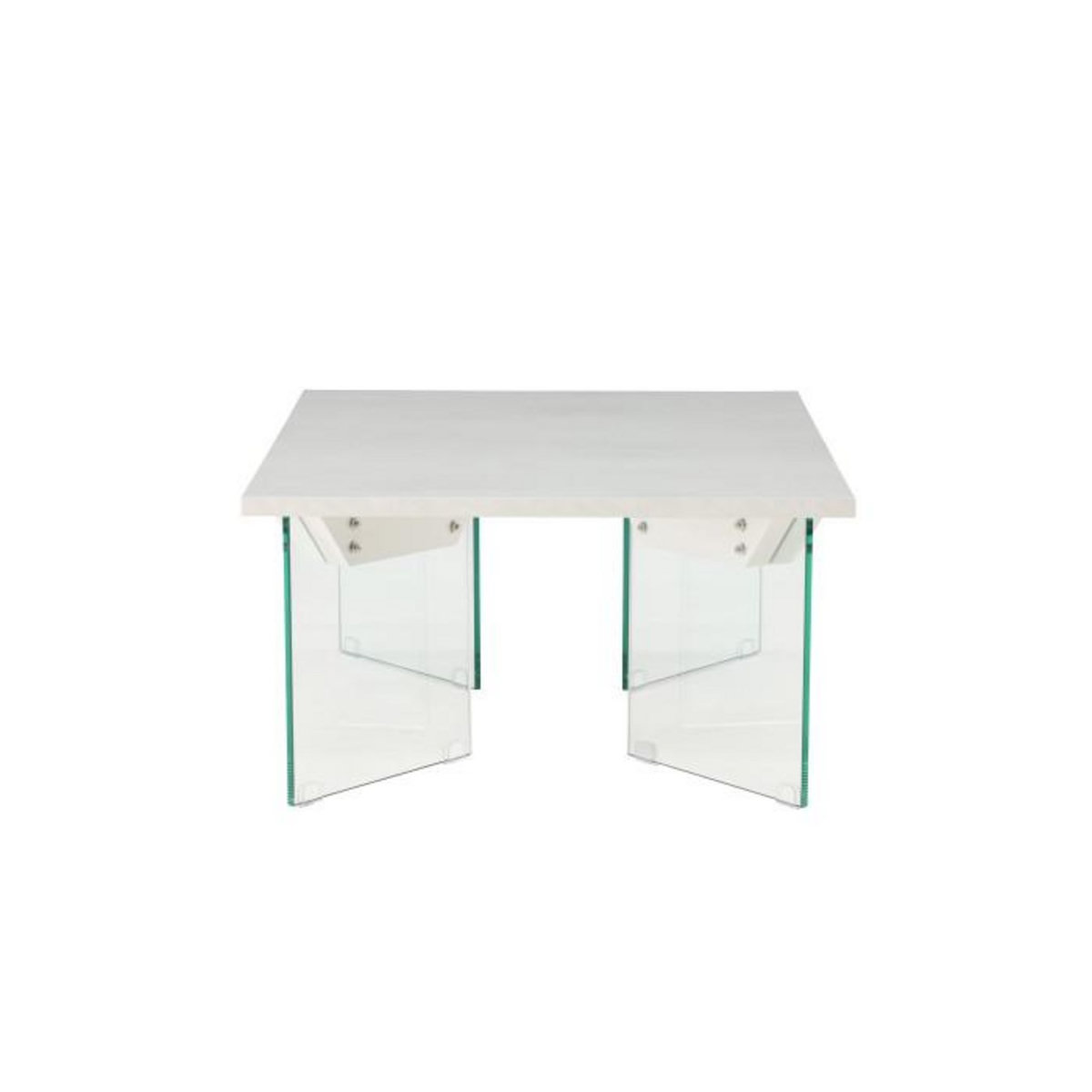 Paris Prix Table Basse en Verre  Ester  120cm Blanc