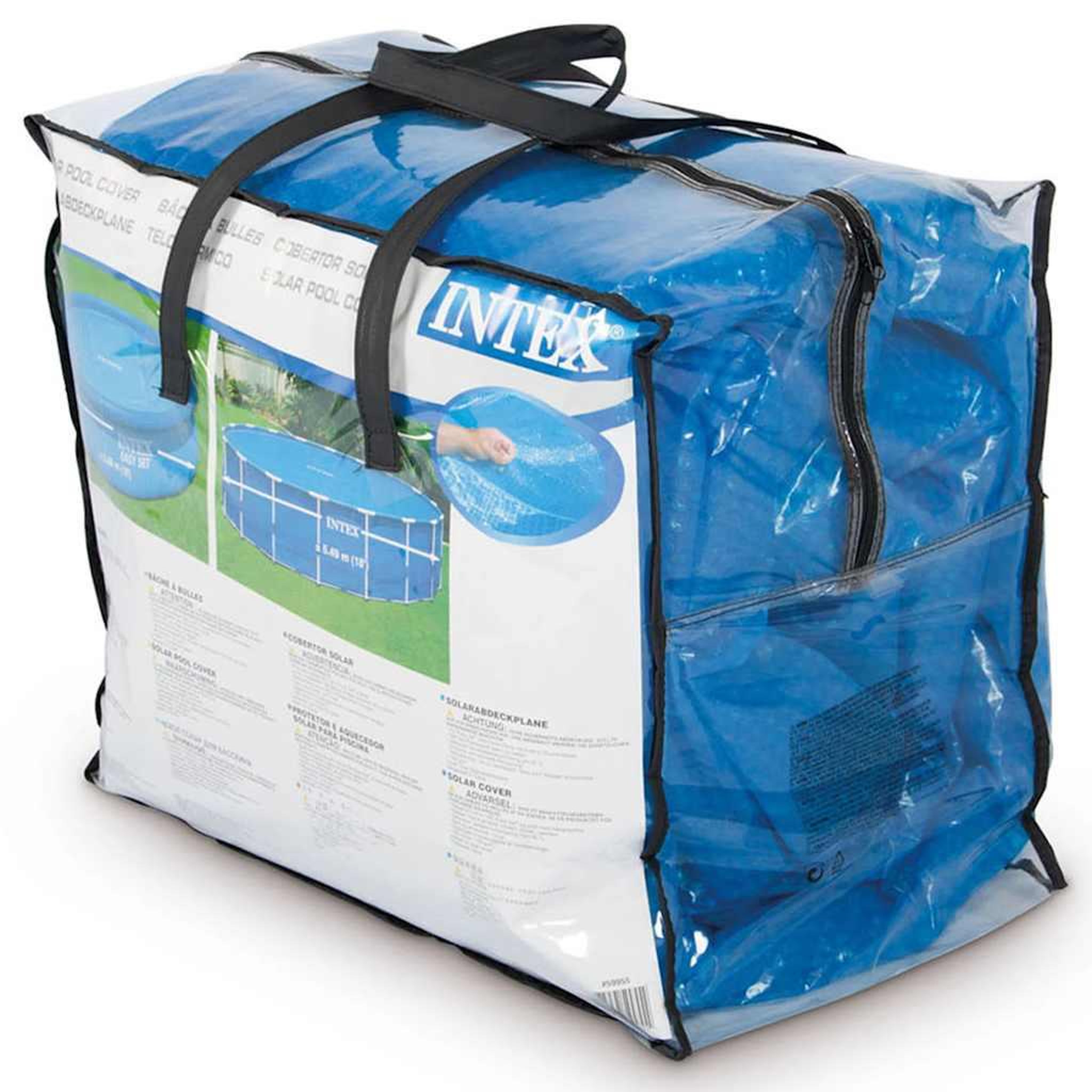 Voir la diapositive 5 : INTEX Intex couverture solaire de piscine ronde 244 cm