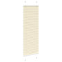 Voir la diapositive 3 : VIDAXL Store plisse creme 45x150 cm largeur du tissu 44,4 cm polyester