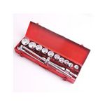 CENTRALE BRICO Lot de cliquets et douilles universel 14 pièces