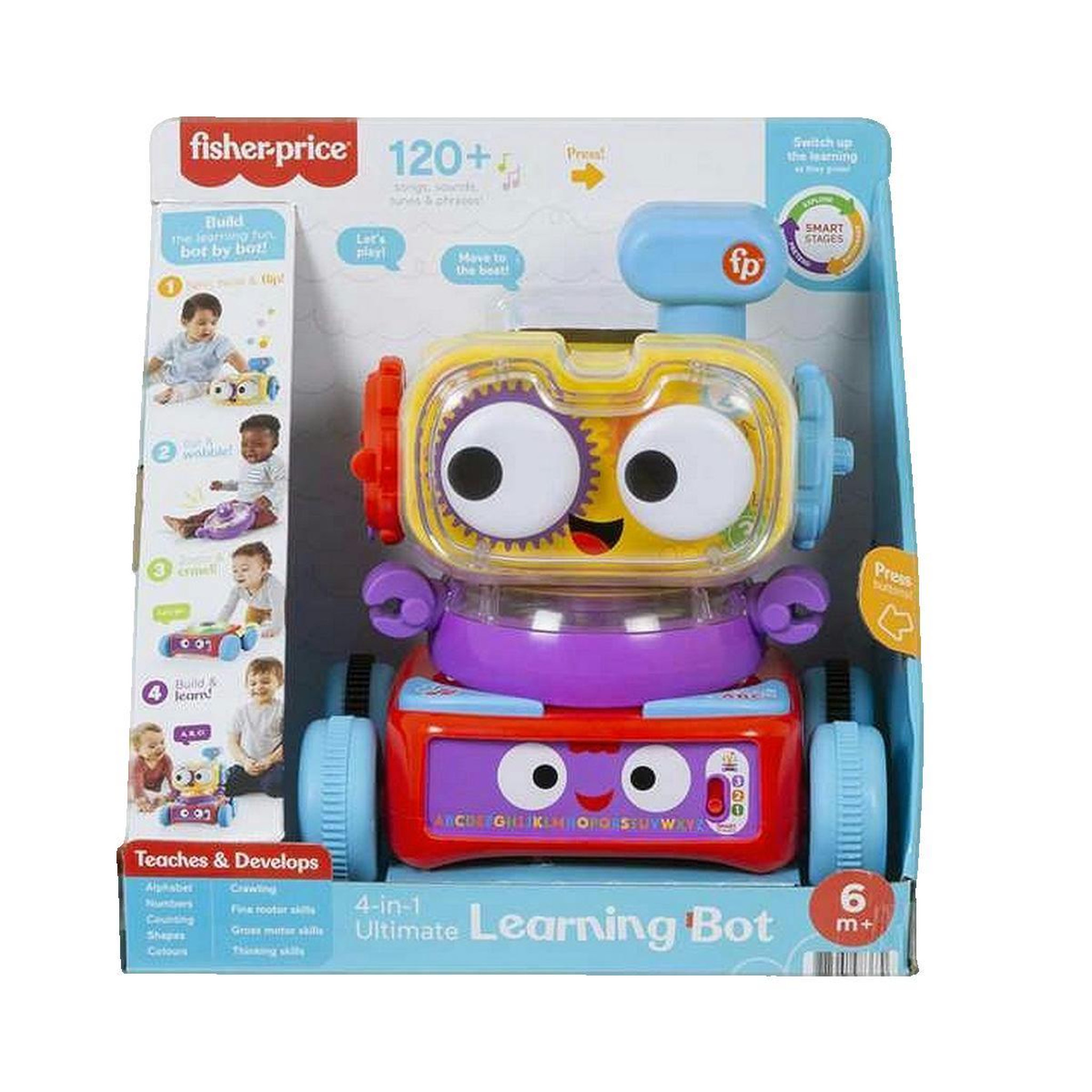 MATTEL Robot éducatif Mattel Learning Bot rouge