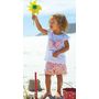 Voir la diapositive 2 : IN EXTENSO Ensemble tee-shirt manches courtes + short bébé