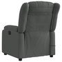 Voir la diapositive 5 : VIDAXL Fauteuil inclinable de massage electrique gris fonce tissu