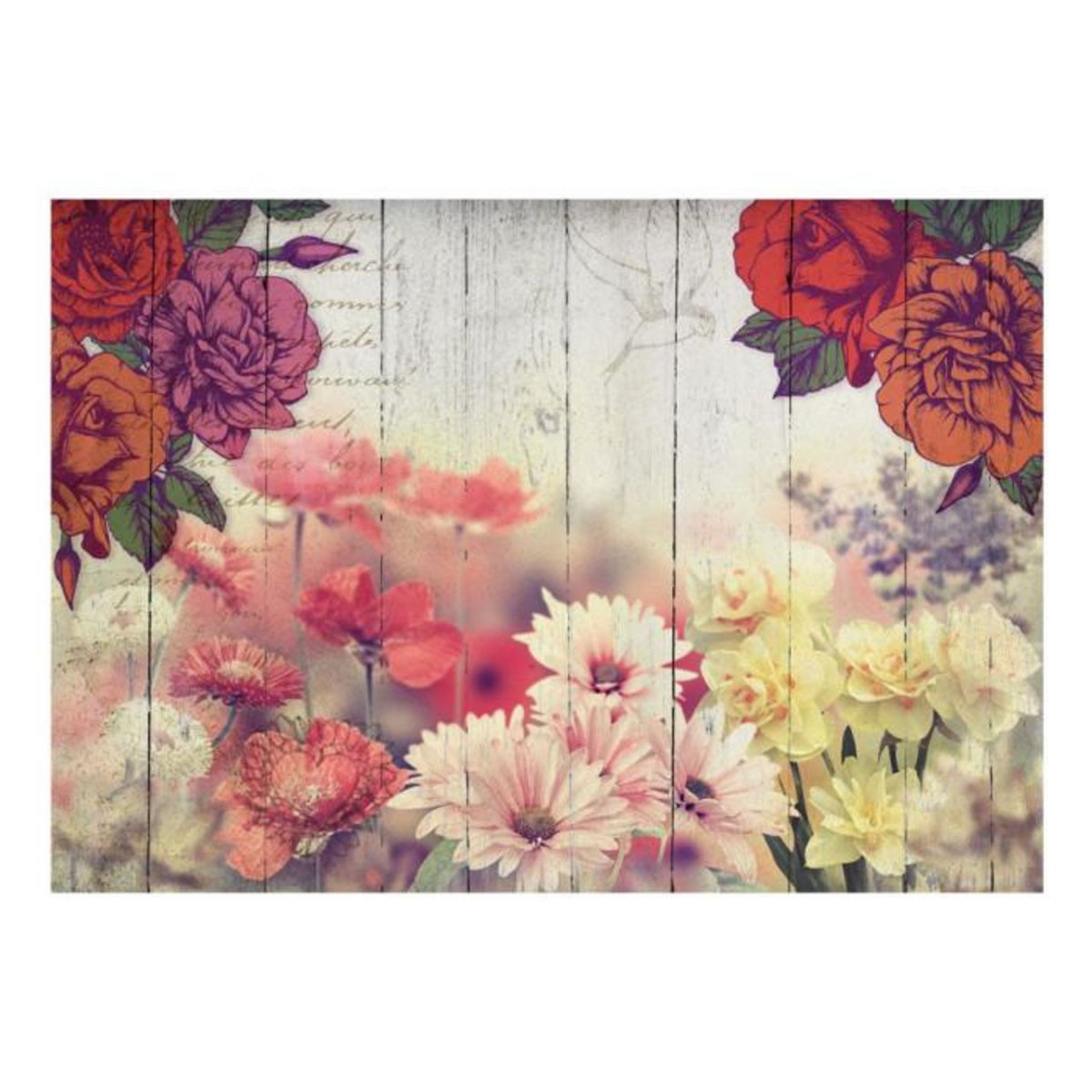 Paris Prix Papier Peint  Vintage Flowers