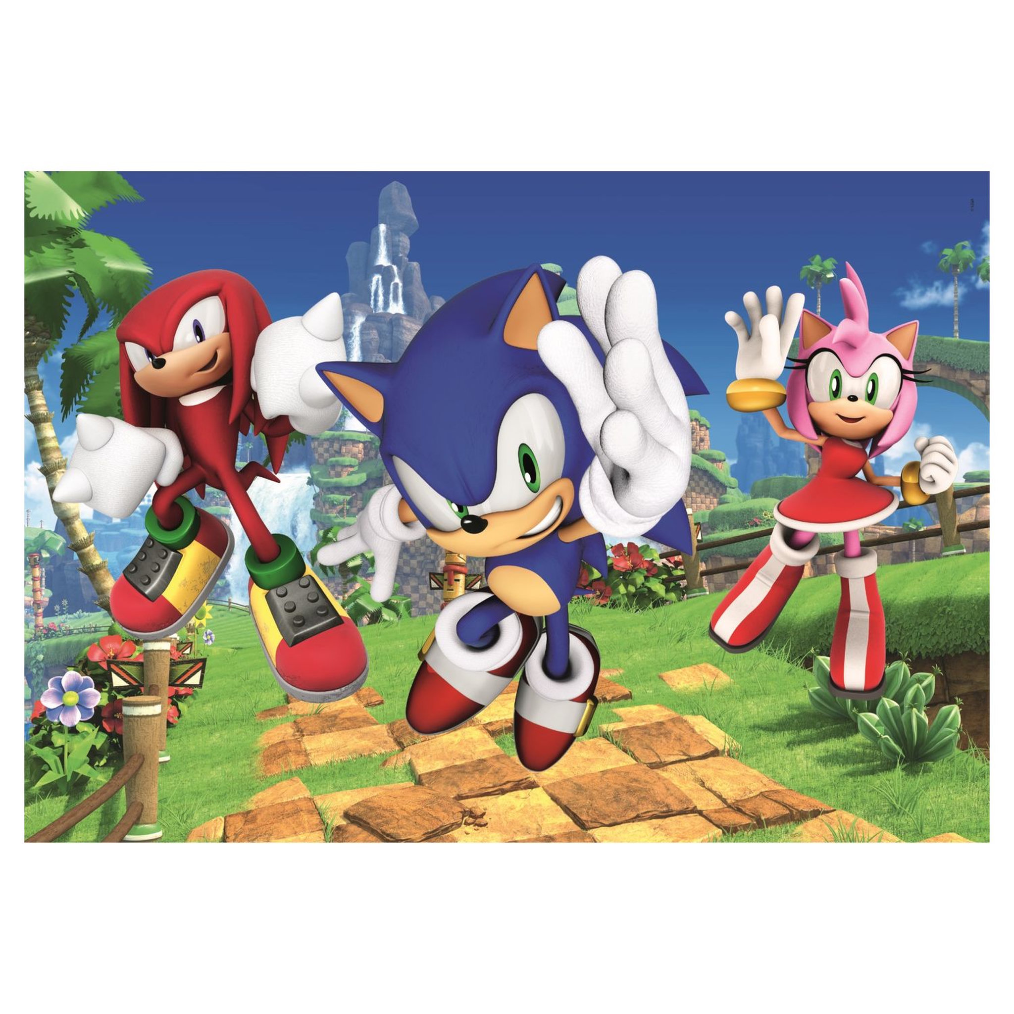 Voir la diapositive 4 : CLEMENTONI Puzzle 3x48 pièces Sonic