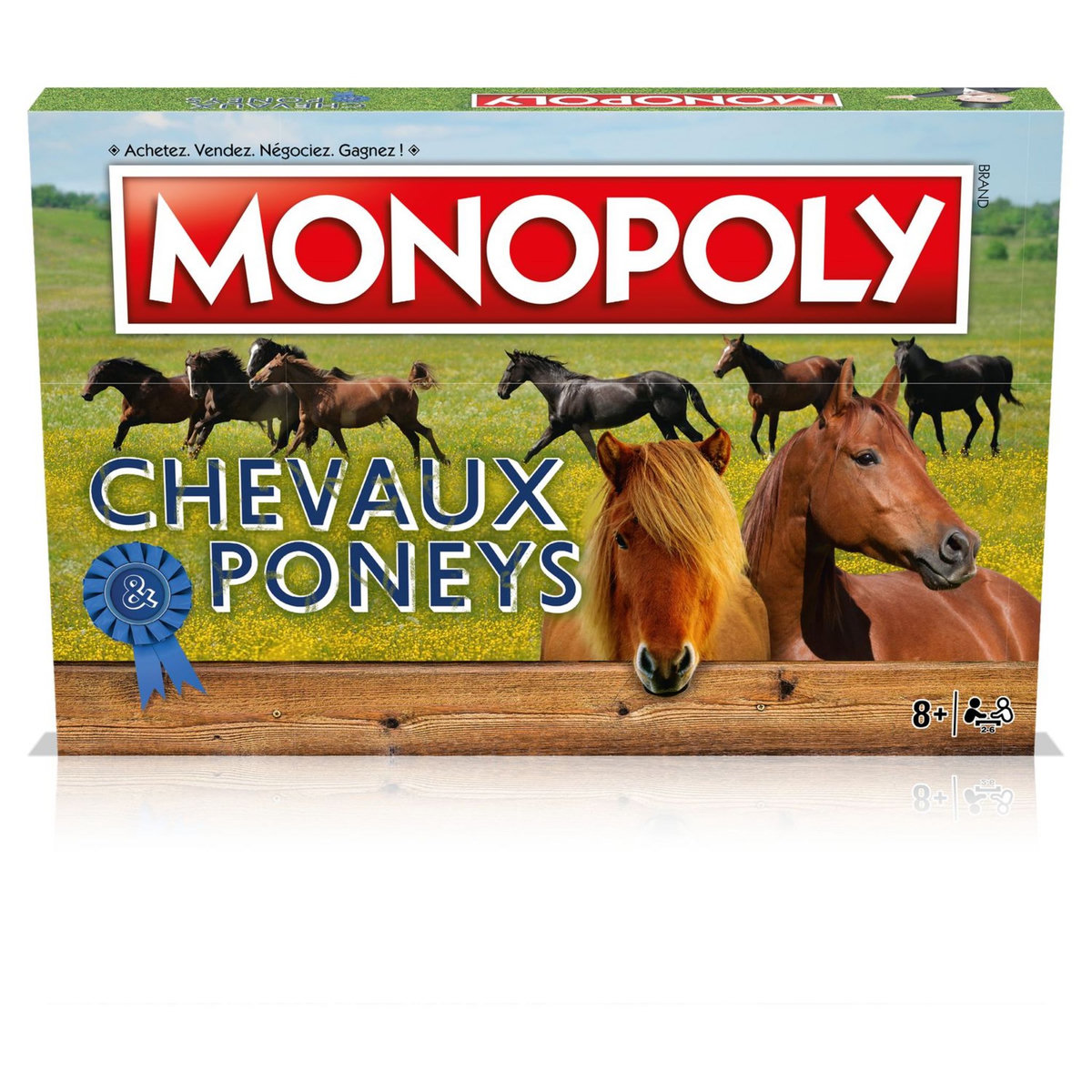  WINNING MOVES Jeu Monopoly Chevaux et poneys
