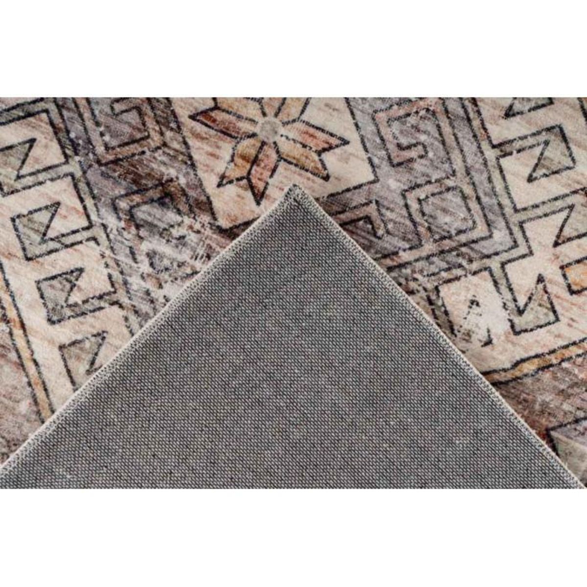 Paris Prix Tapis Tissé à Poils Courts Vintage  Ilian VI  Terracotta