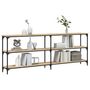 Voir la diapositive 3 : VIDAXL Table console chêne sonoma 200x29x75 cm bois d ingénierie