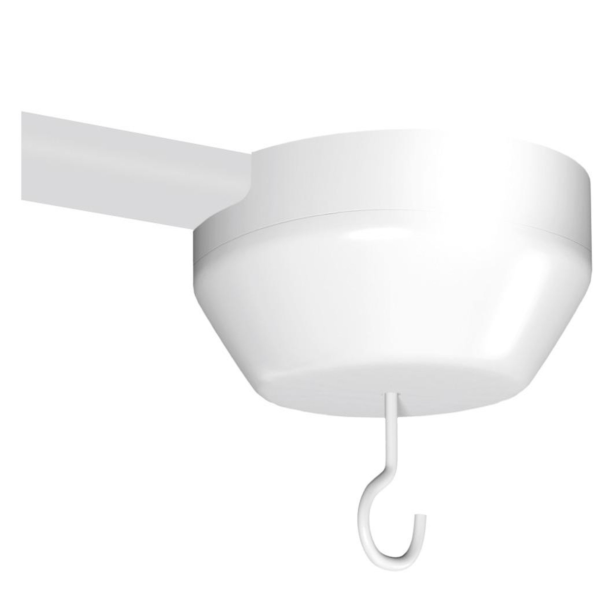 CENTRALE BRICO Centre de lumière blanc pour moulure, H. 4.4 x P.10.6 cm