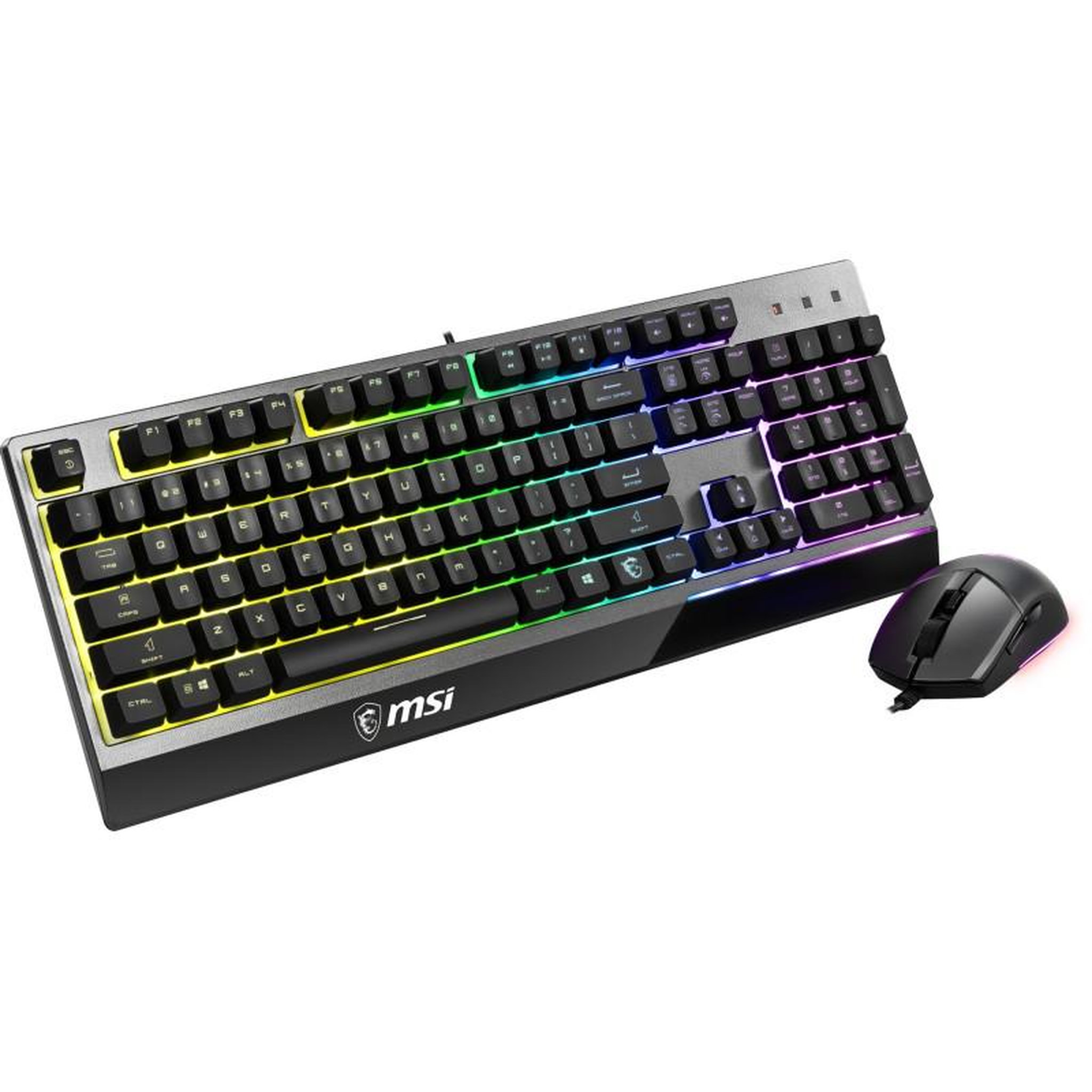 Voir la diapositive 4 : MSI Clavier Gaming Msi Vigor GK30 Combo Noir