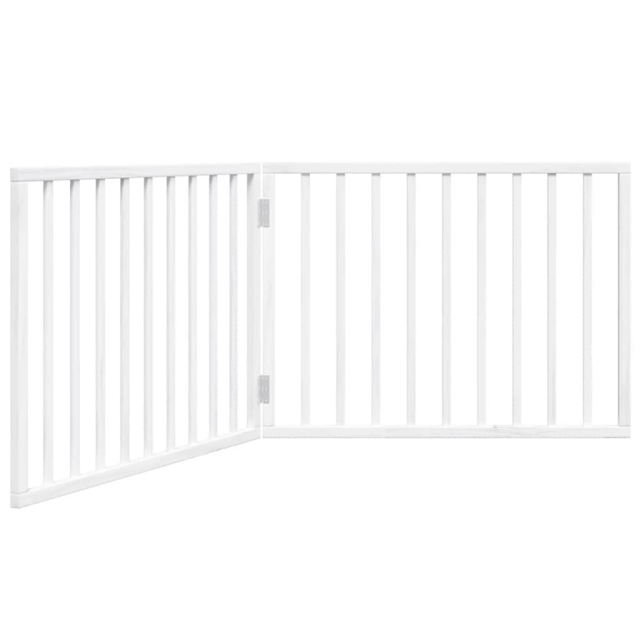 Voir la diapositive 2 : VIDAXL Barriere pour chien pliable 2 panneaux 160 cm bois de peuplier