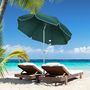 Voir la diapositive 2 : OUTSUNNY Parasol inclinable octogonal de jardin Ø 2 m métal polyester vert