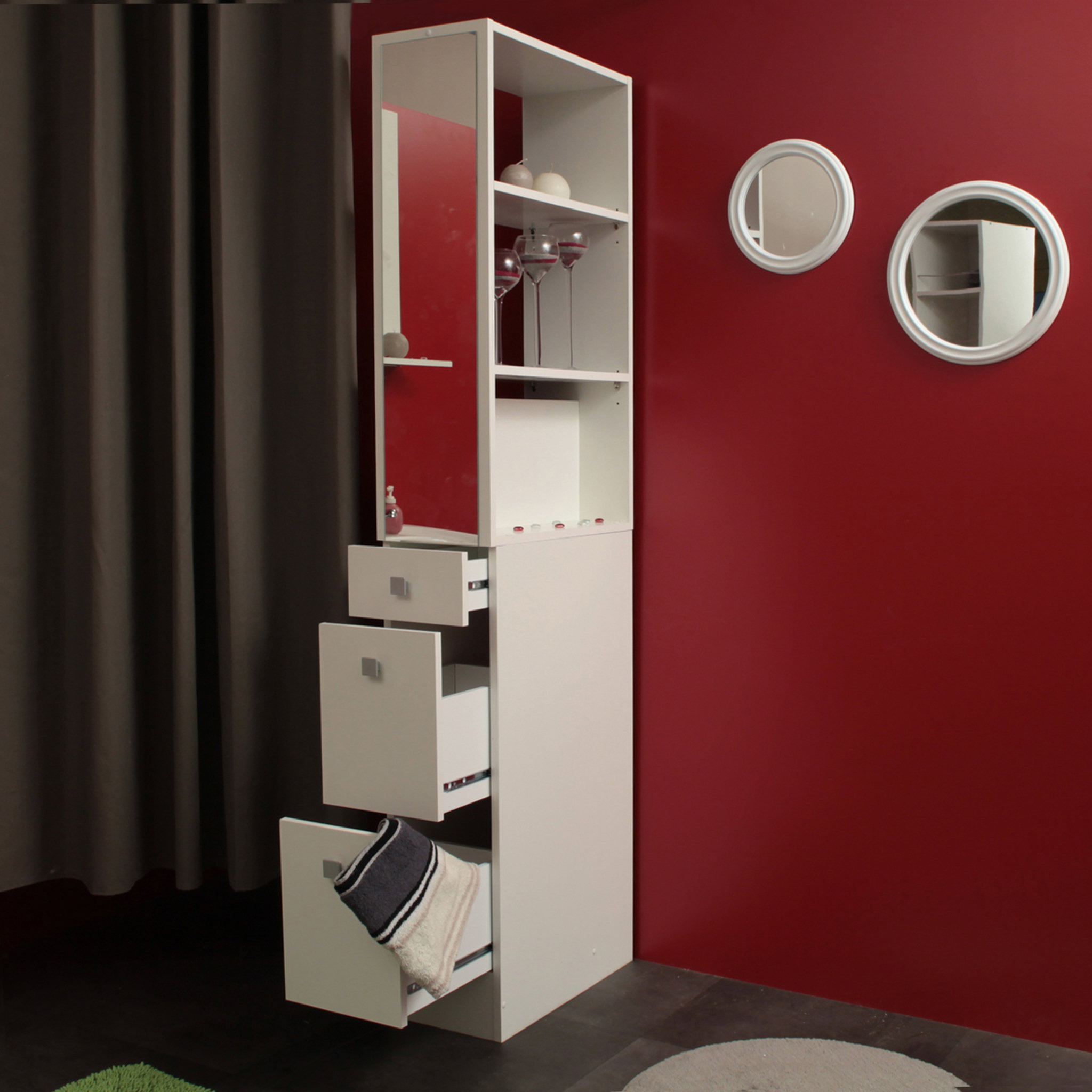 Voir la diapositive 2 : Colonne salle de bain MARINA