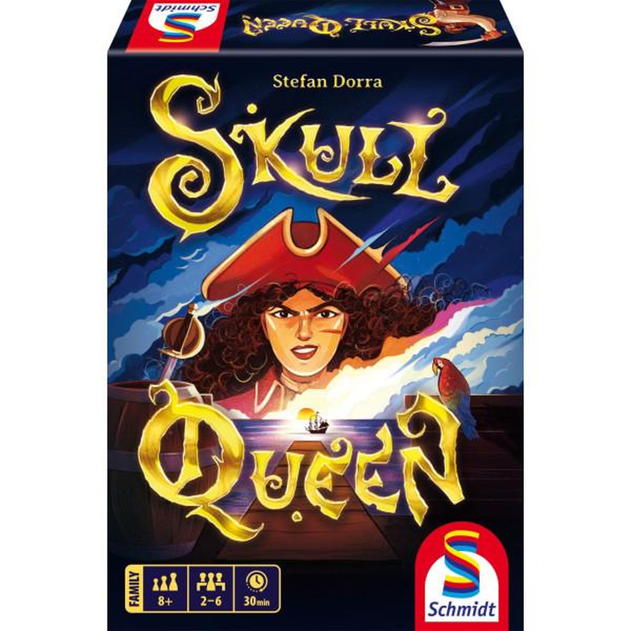 Schmidt Skull Queen Jeu de cartes - SCHMIDT - 49456 - Multicolore - 2 a 6 joueurs - a partir de 8 ans