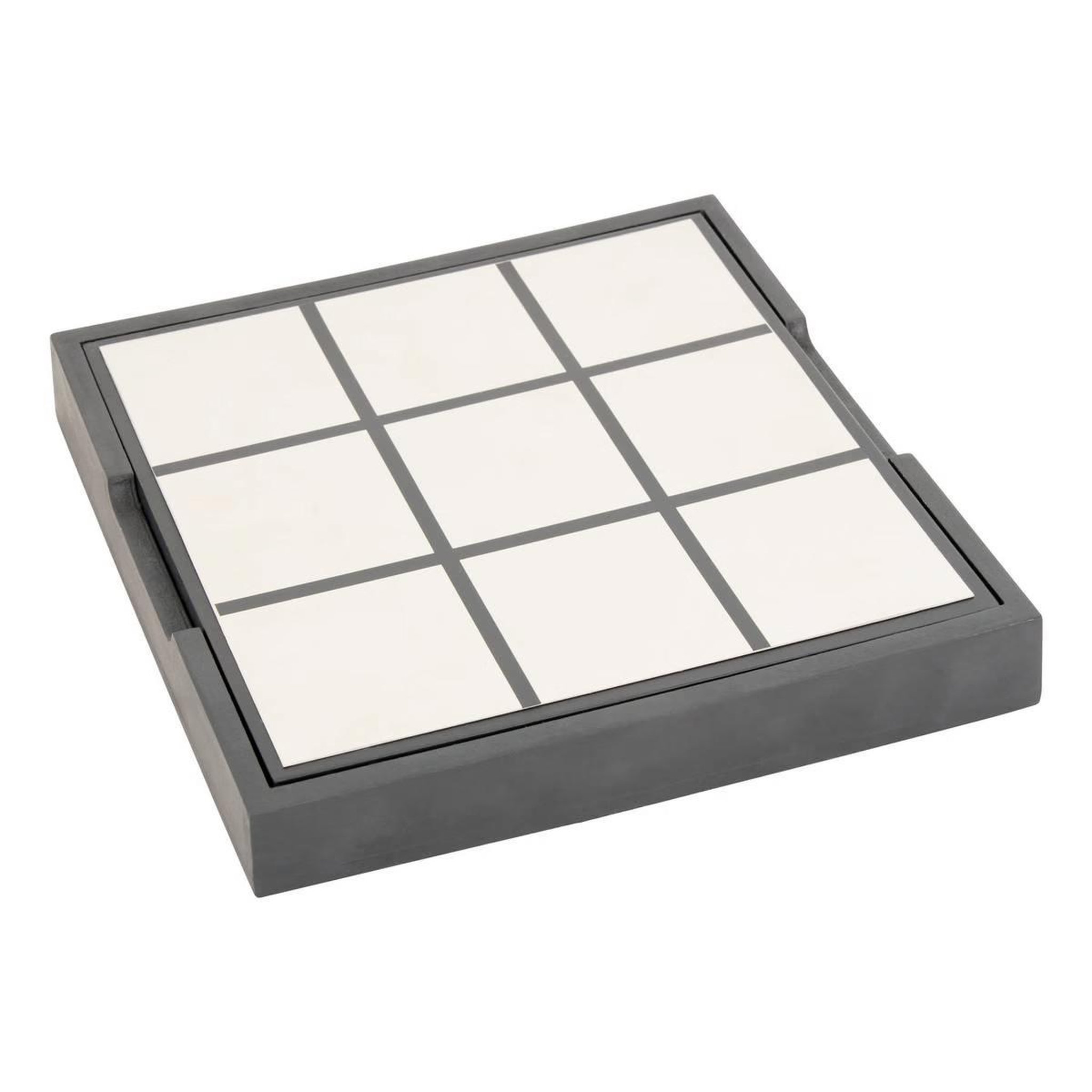 Voir la diapositive 3 : ATMOSPHERA Jeu de morpion déco  bilal  21cm noir