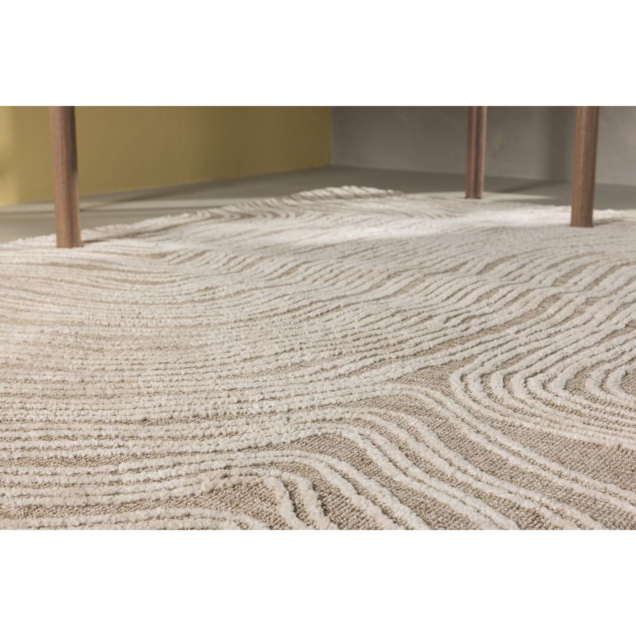 Voir la diapositive 6 : Paris Prix Tapis déco  melle  295x395cm beige