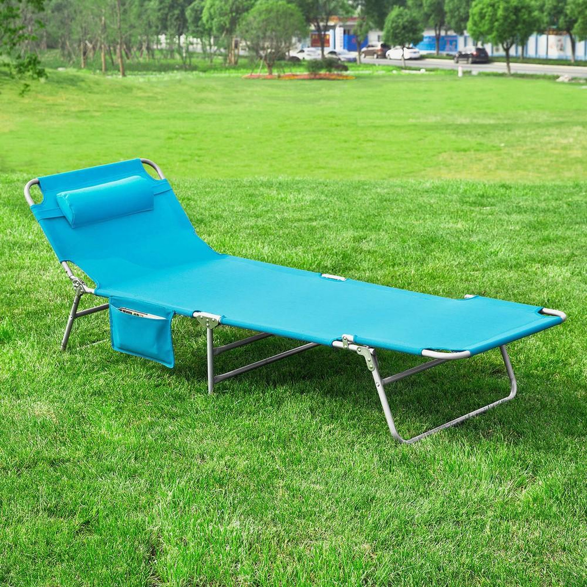 Voir la diapositive 2 : SOBUY SoBuy - Chaise Longue Pliable - Fonctionnel - OGS35