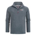 GEOGRAPHICAL NORWAY Veste Polaire 1/4 de Zip e Homme Geographical Norway Men 233. Coloris disponibles : Gris