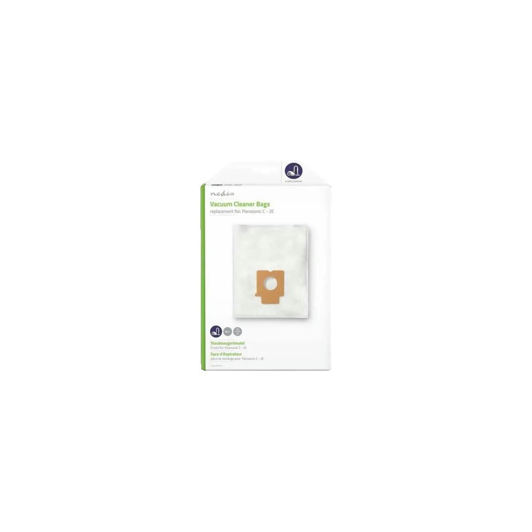 NEDIS Sac aspirateur Nedis haute filtration compatible Panasonic C - 2E