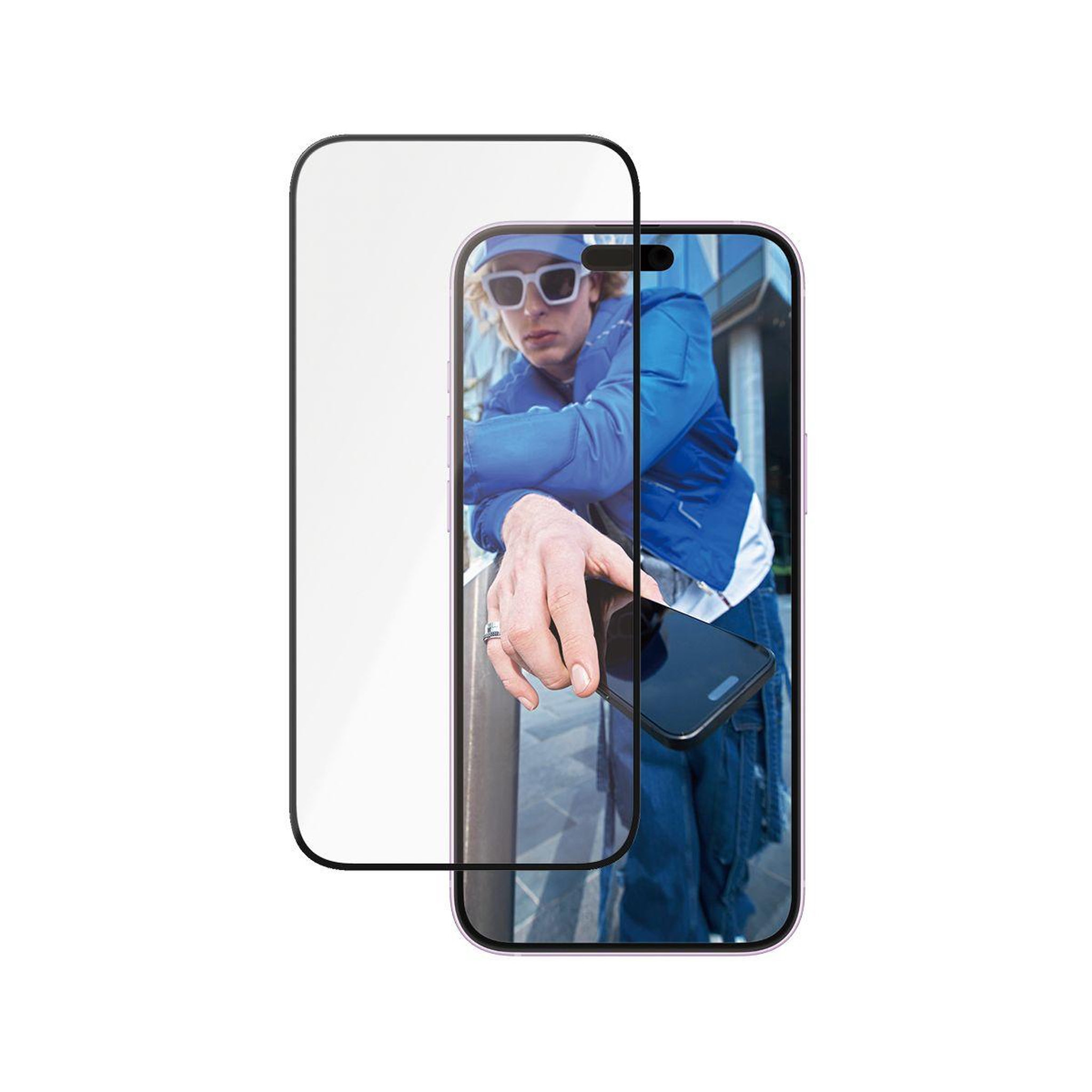 PANZERGLASS Protège écran iphone 15 plus 16 plus ceramic