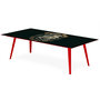 Voir la diapositive 2 : Paris Prix Table Basse 2 Covers  Fun  120cm Rouge