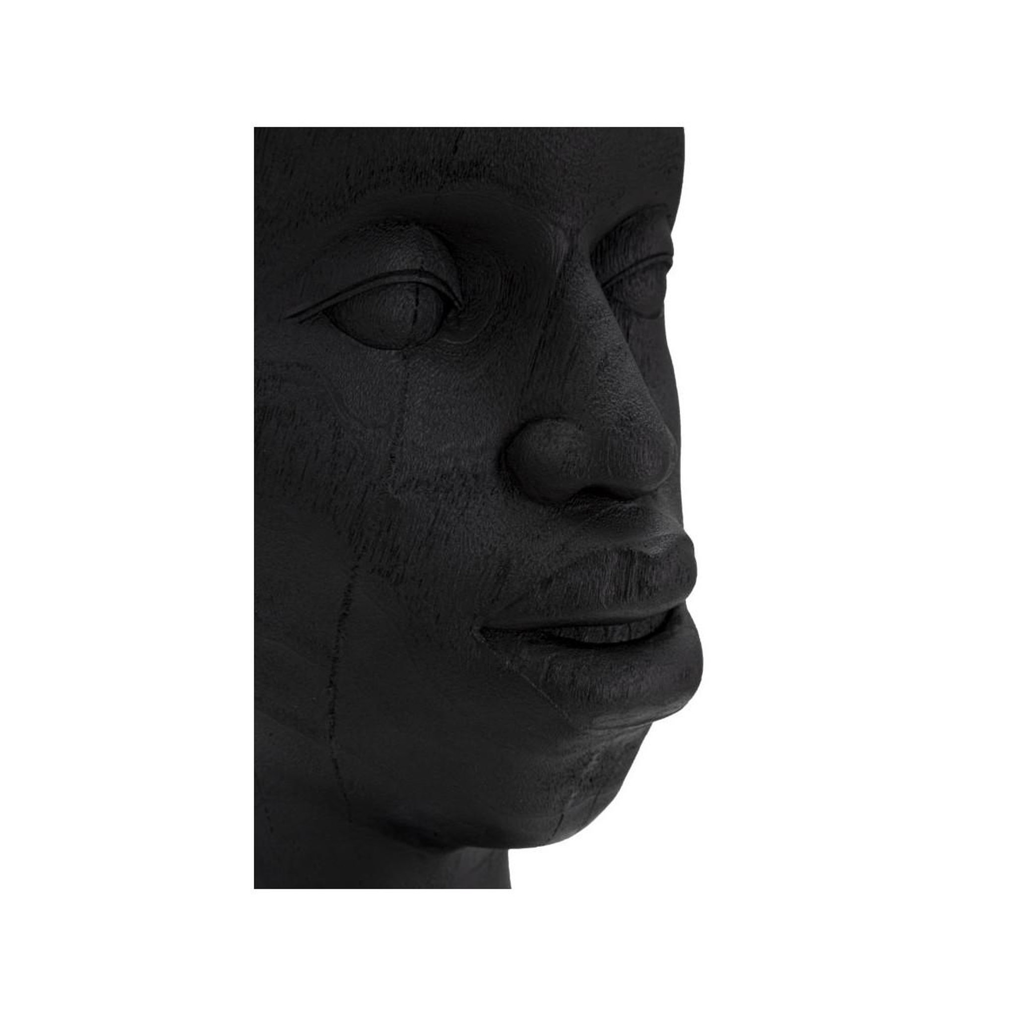 Voir la diapositive 5 : Paris Prix Statue Tête Homme Couvre-Chef  Massai  56cm Noir