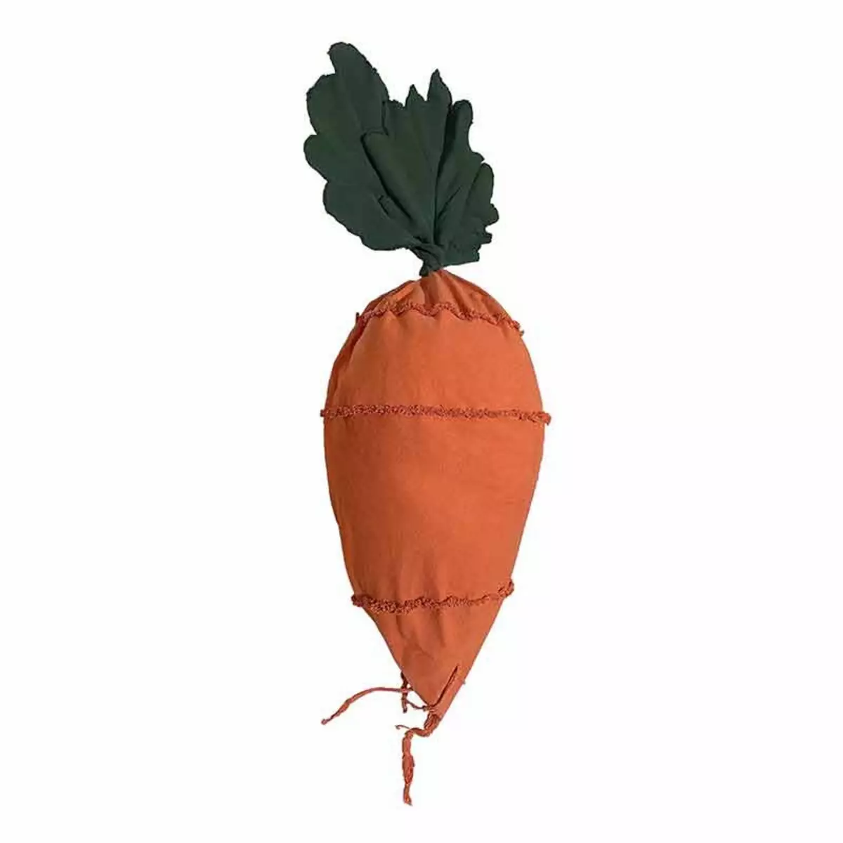 Lorena Canals Pouf coton enfant - Cathy la carotte - 55 x 100 cm