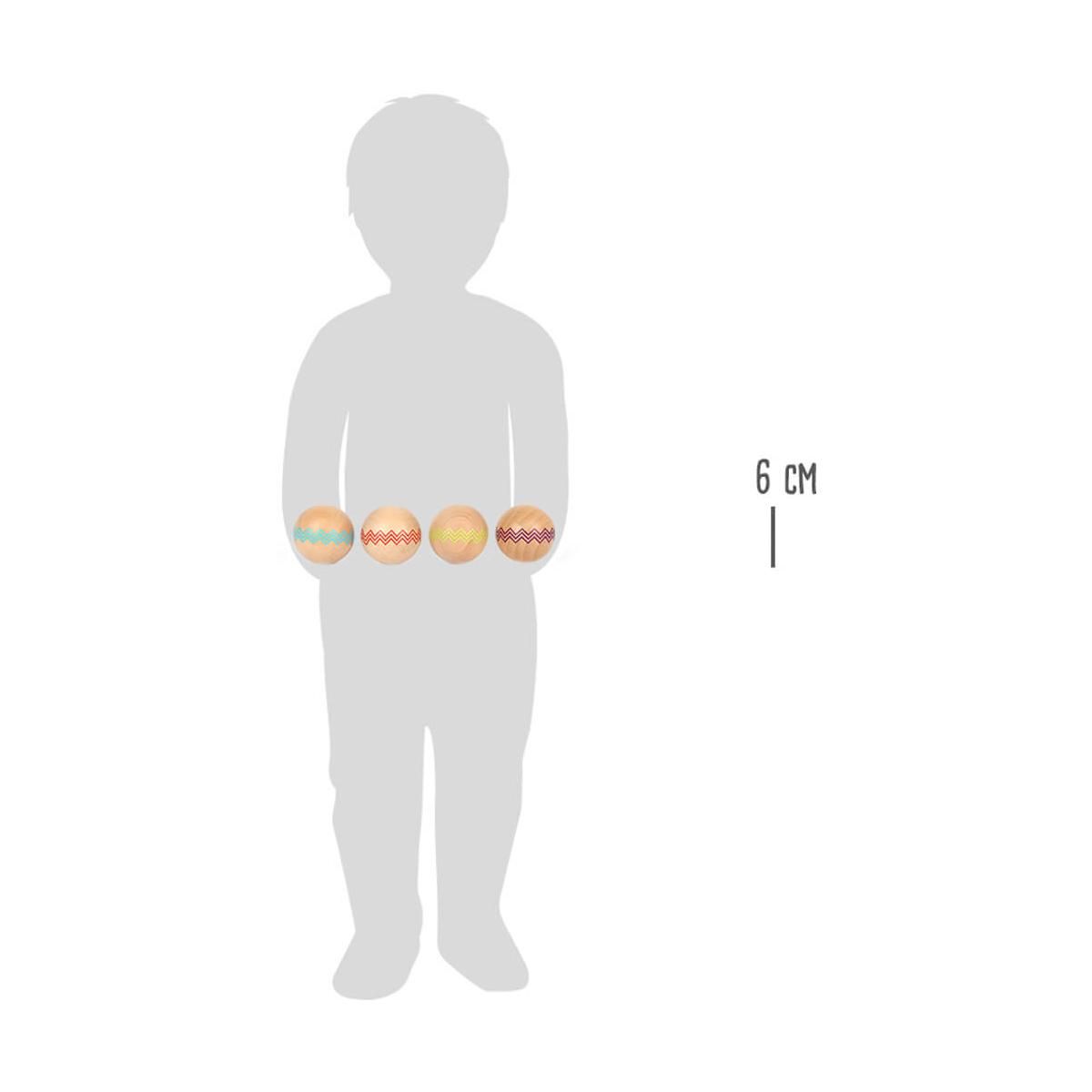SMALLFOOT Jeu de boules en bois Active