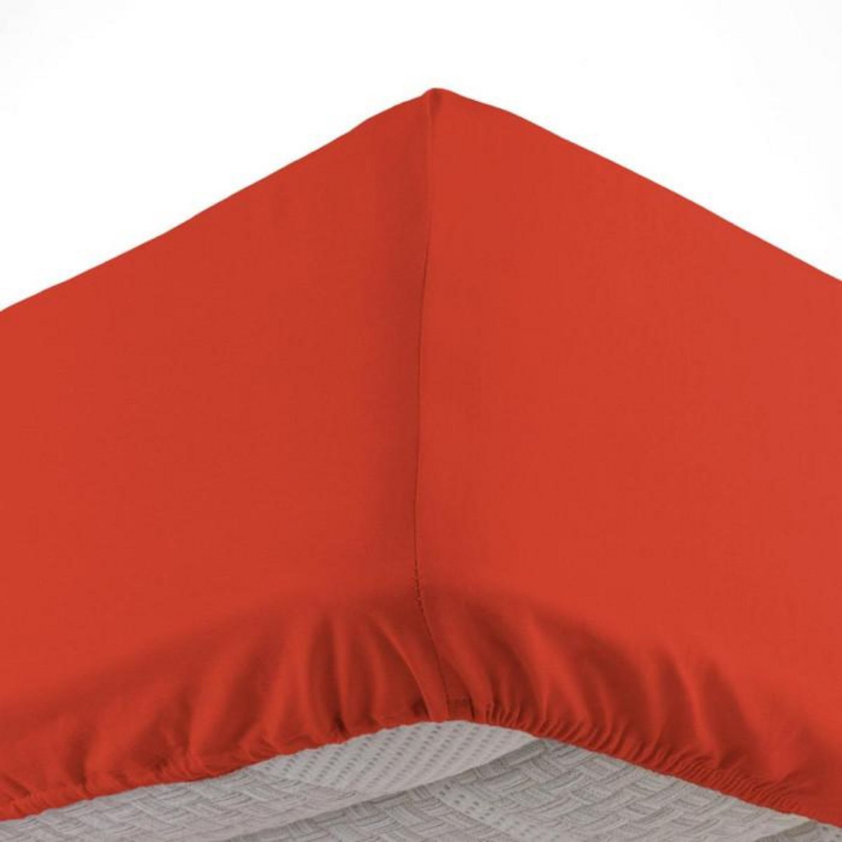 Paris Prix Drap Housse  Lina  180x200cm Paprika