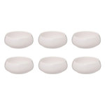 SECRET DE GOURMET Lot de 6 Coupelles en Porcelaine  Nora  15cm Blanc