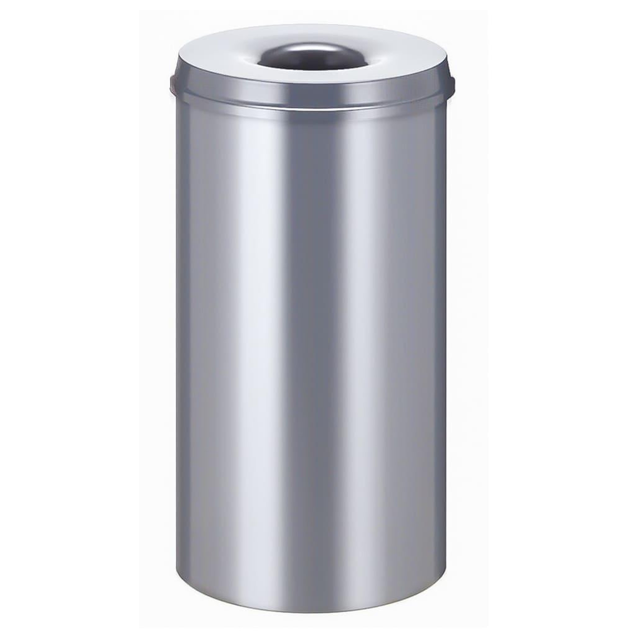 V-Part V-Part Corbeille a papier auto-extinguible 50 L Argente