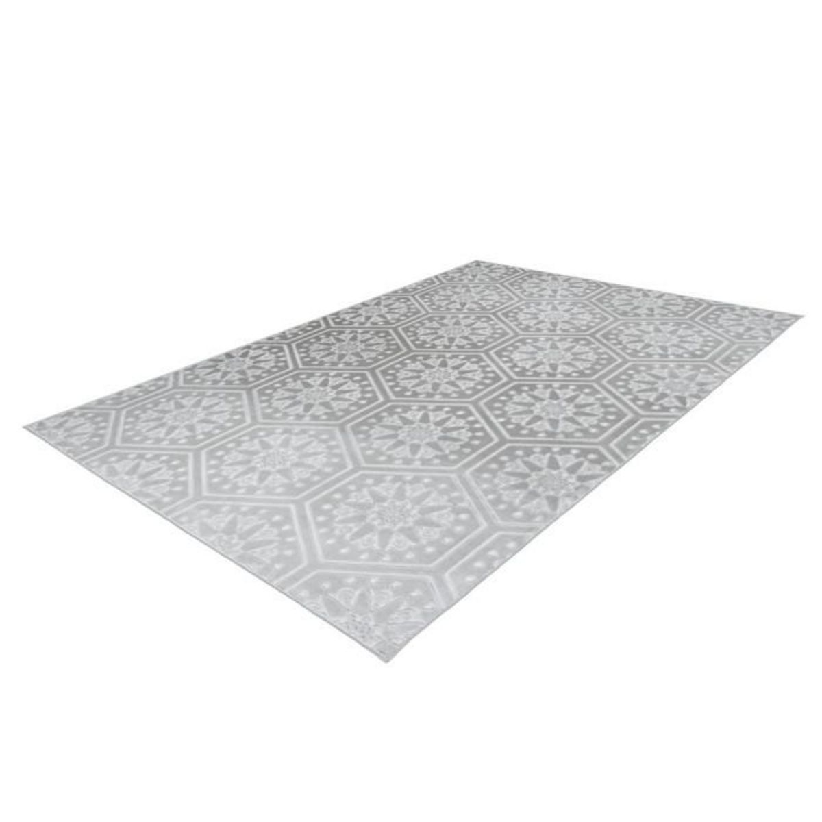Paris Prix Tapis Moderne Fait Main  Monroe II  Gris Bleu