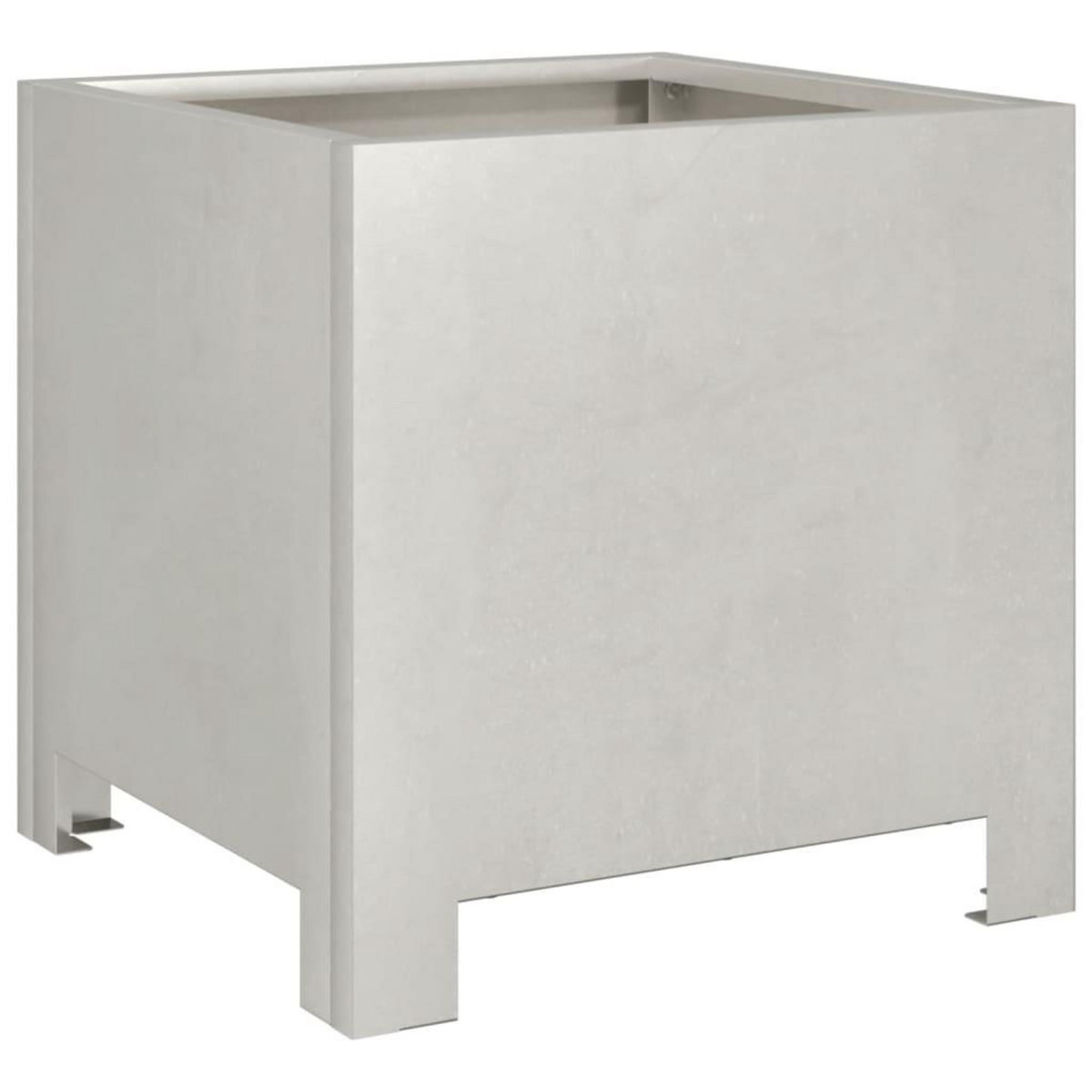 VIDAXL Jardiniere 30x30x30 cm acier inoxydable