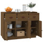 Voir la diapositive 4 : VIDAXL Buffet Marron miel 100x40x75 cm Bois massif de pin