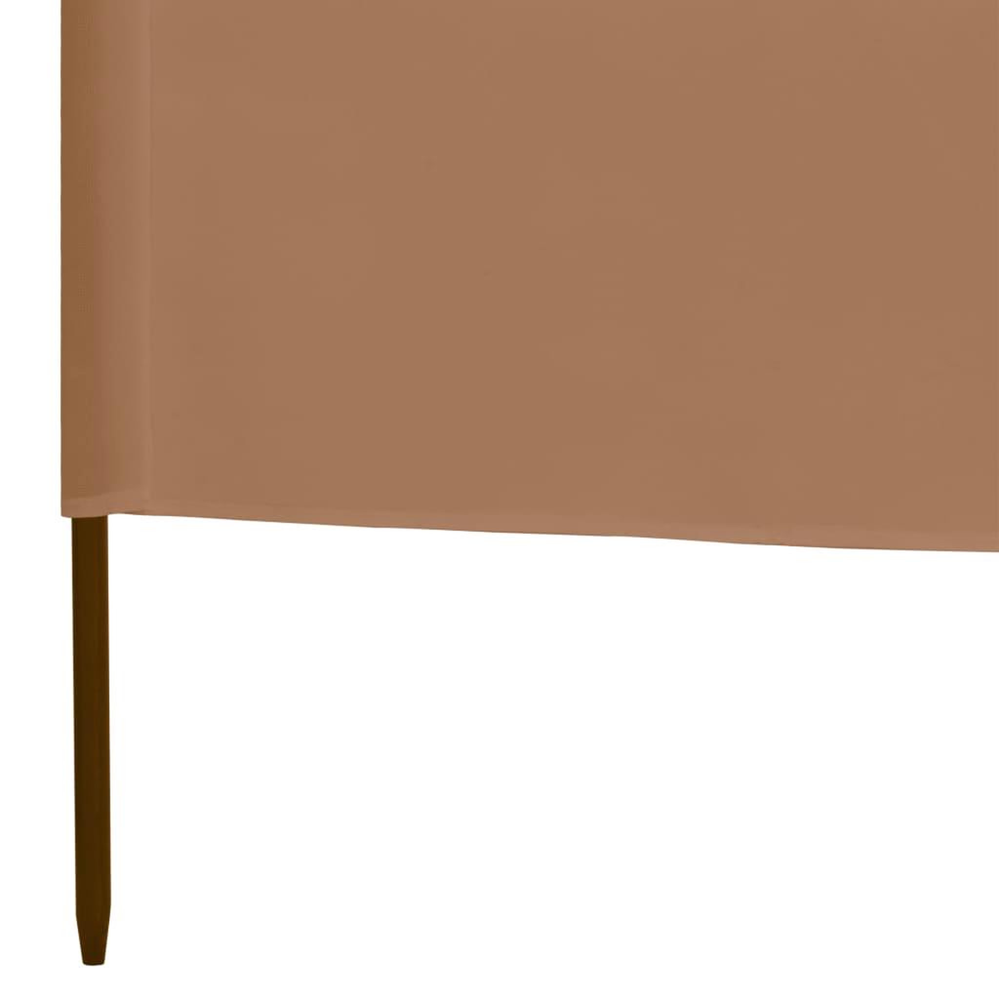 Voir la diapositive 5 : VIDAXL Paravent 3 panneaux Tissu 400 x 160 cm Taupe