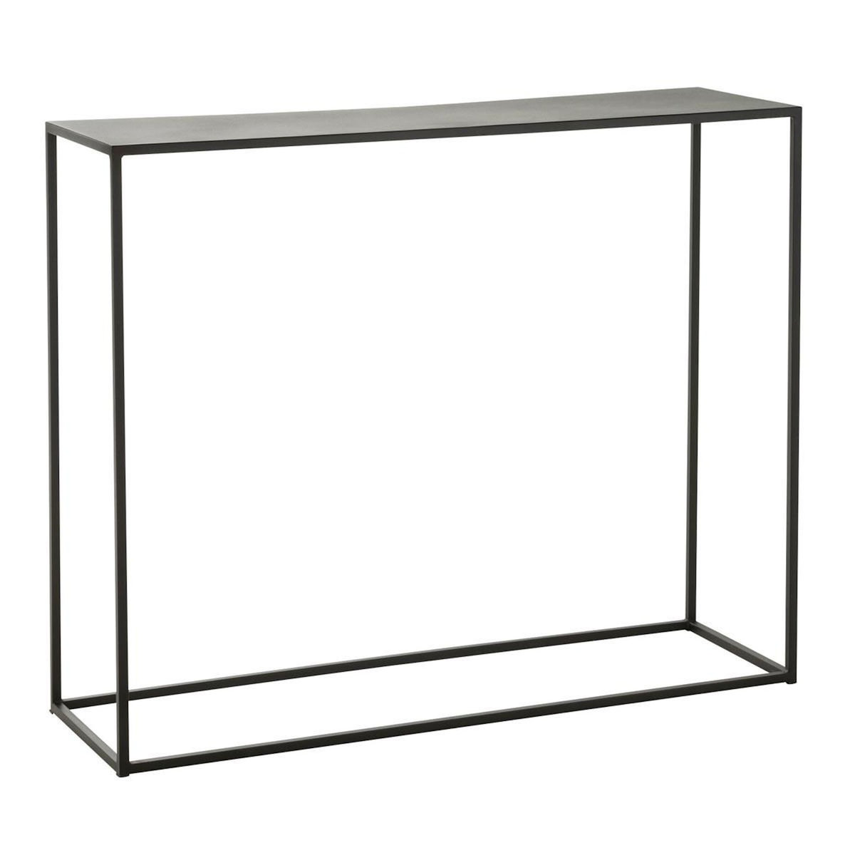 Paris Prix Console en Métal  Elsie  110cm Noir