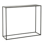Paris Prix Console en Métal  Elsie  110cm Noir